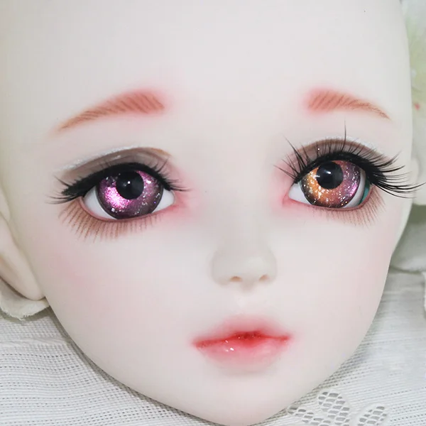 BJD кукла глазное яблоко подходит для 1/3 1/6 1/8 12 мм 16 мм 18 мм Звездный глаз градиент кукла аксессуары