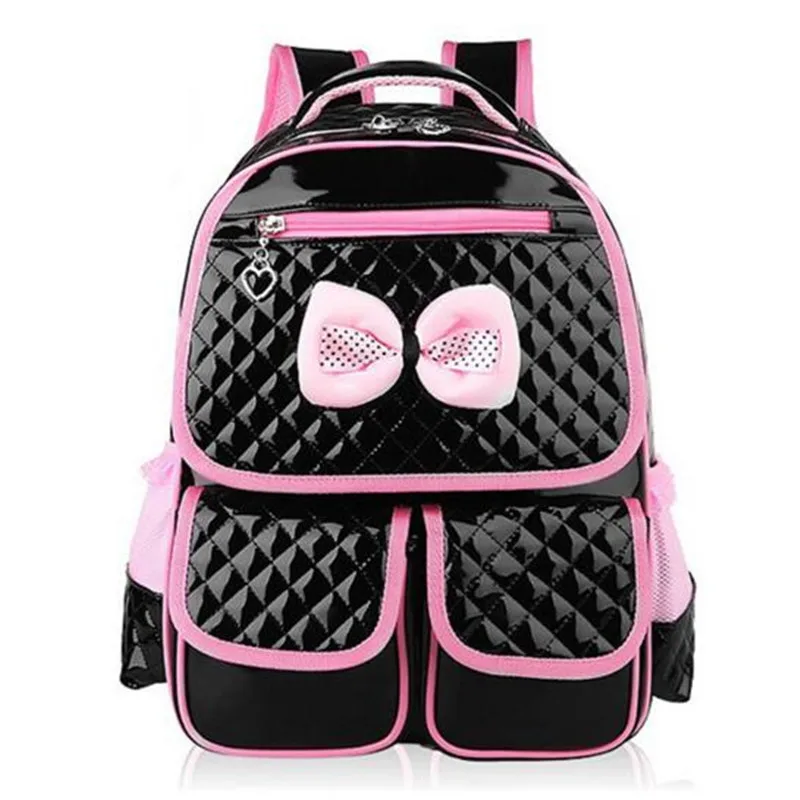 Lovely princess girls bag elementary student density School bag Water
