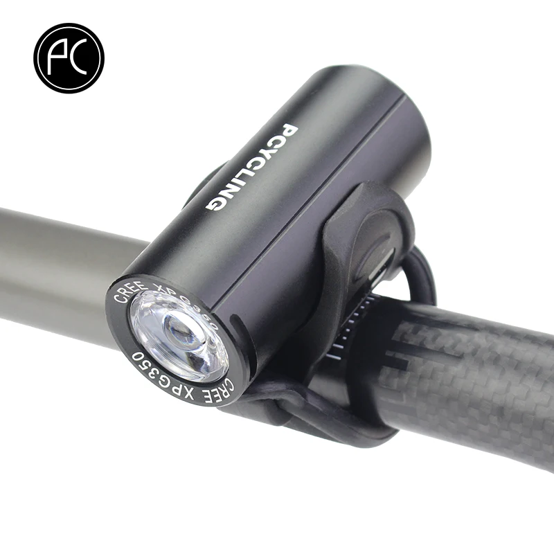 PCycling Bicycle Light MINI Bike Front Light USB Charge 350 Lumen IPX4