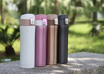 

4 Colors Home Kitchen Vacuum Flasks Thermoses 500ml /350ml Stainless Steel Insulated Thermos Cup Coffee Mug Travel Drink Bottl