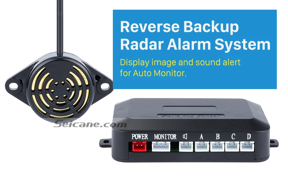 Seicane новейший двухъядерный процессор автомобильный парковочный датчик заднего вида детектор видео радар система заднего вида камера монитор для универсального автомобиля