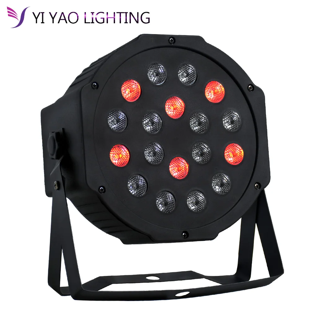 Led Par 18X3W Rgb Light With Dmx512 For Disco Dj Projector Stage Lighting huismerk kopen in de aanbieding