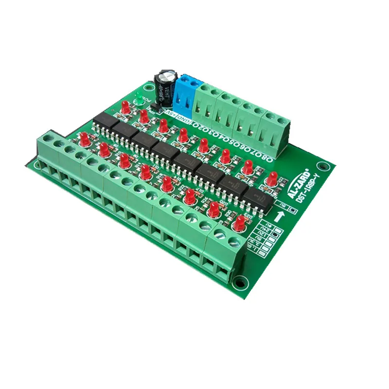 24V To 5V 8 Channel High Speed Photoelectric Isolation Board PLC signal Converter Board Module