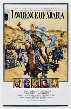 

LAWRENCE OF ARABIA Movie Poster 1962 Hollywood Classic SILK POSTER Decorative painting 24x36inch