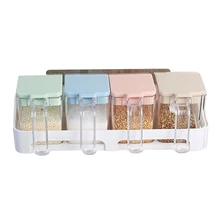 050 хорошее качество волшебная без следа стикер многофункциональный красочный четыре случае приправа коробка с ложкой 32,2*16,5*11,2 см