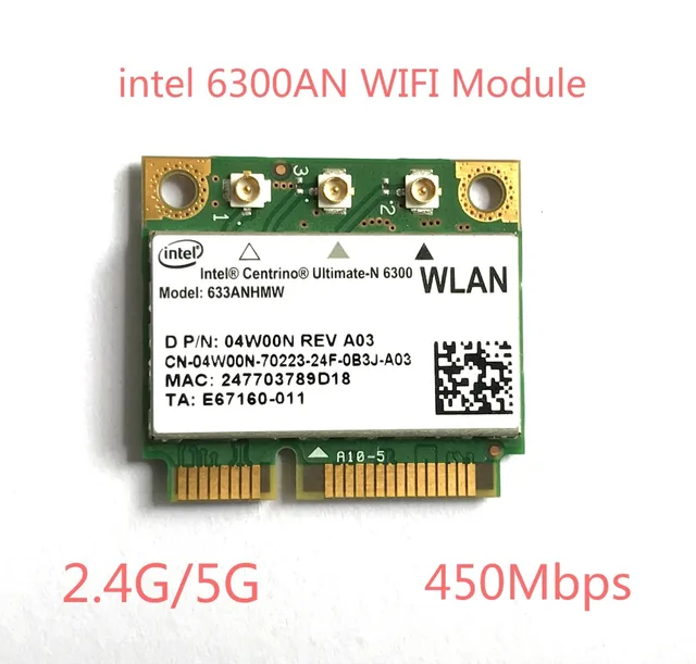 Special Offers Dual band 450Mbps Wifi Wlan for Intel 6300 633ANHMW Wireless-N 802.11a/g/n Mini PCI-e Card For Acer Asus Dell Toshiba Special Offers Dual band 450Mbps Wifi Wlan for Intel 6300 633ANHMW Wireless-N 802.11a/g/n Mini PCI-e Card For Acer Asus Dell Toshiba