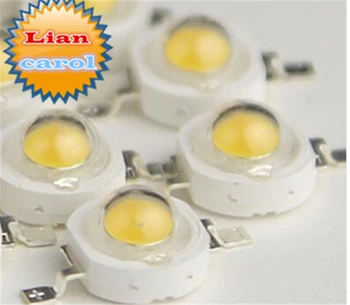 

120PCS 1W Warm White Aluminum Bracket 100-110LM 30MIL Chip SMD Lamp Light Daylight High Power LED