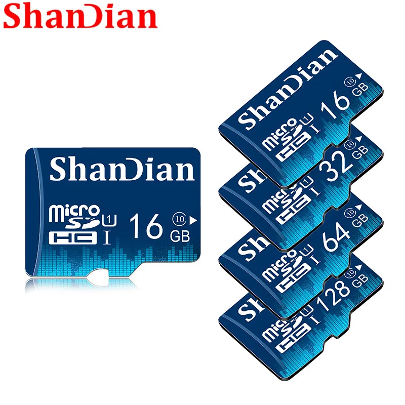 

SHANDIAN micro sd 8GB 64GB 32GB 16GB 98mb/s TF usb flash memory card microsd