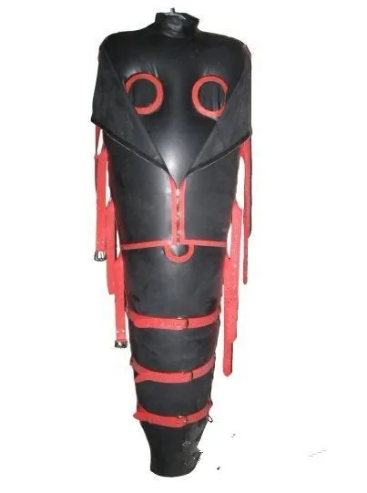 Full body Handmade Latex Inflatable Sack Inflatable Sleeping Bag Rubber Clothes