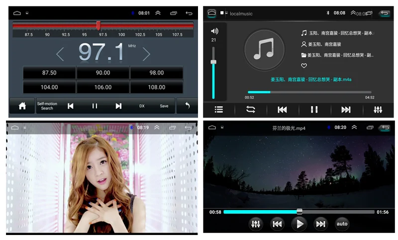 Perfect Android8.1 Multimedia Player Car GPS for MITSUBISHI outlander 2006-2011 player Radio 9inch 2.5D glass 5