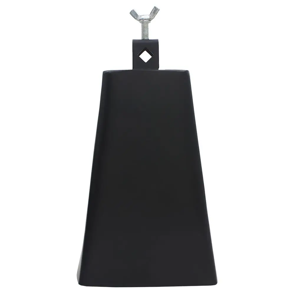 

Black 8 Inch Steel Cattlebell Cowbell Personalized Brass Cattle Cow Bell Percussion Instruments