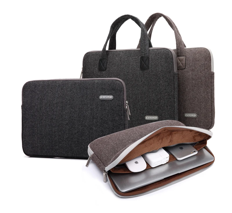 Men Laptop Handbag Briefcase Bag Notebook Cover Case for Macbook Pro