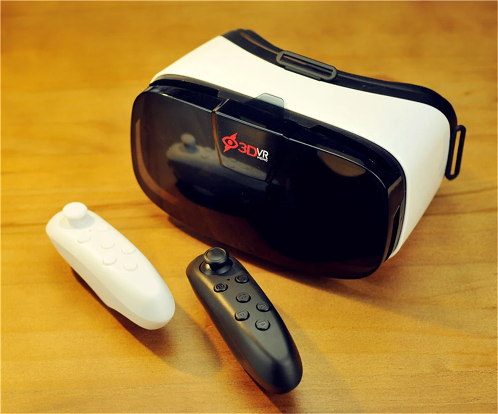 

Mini 3D VR Wireless Bluetooth Game Controller Universal Remote Control Joystick Handle Selfie Shutter 2color for IOS Android