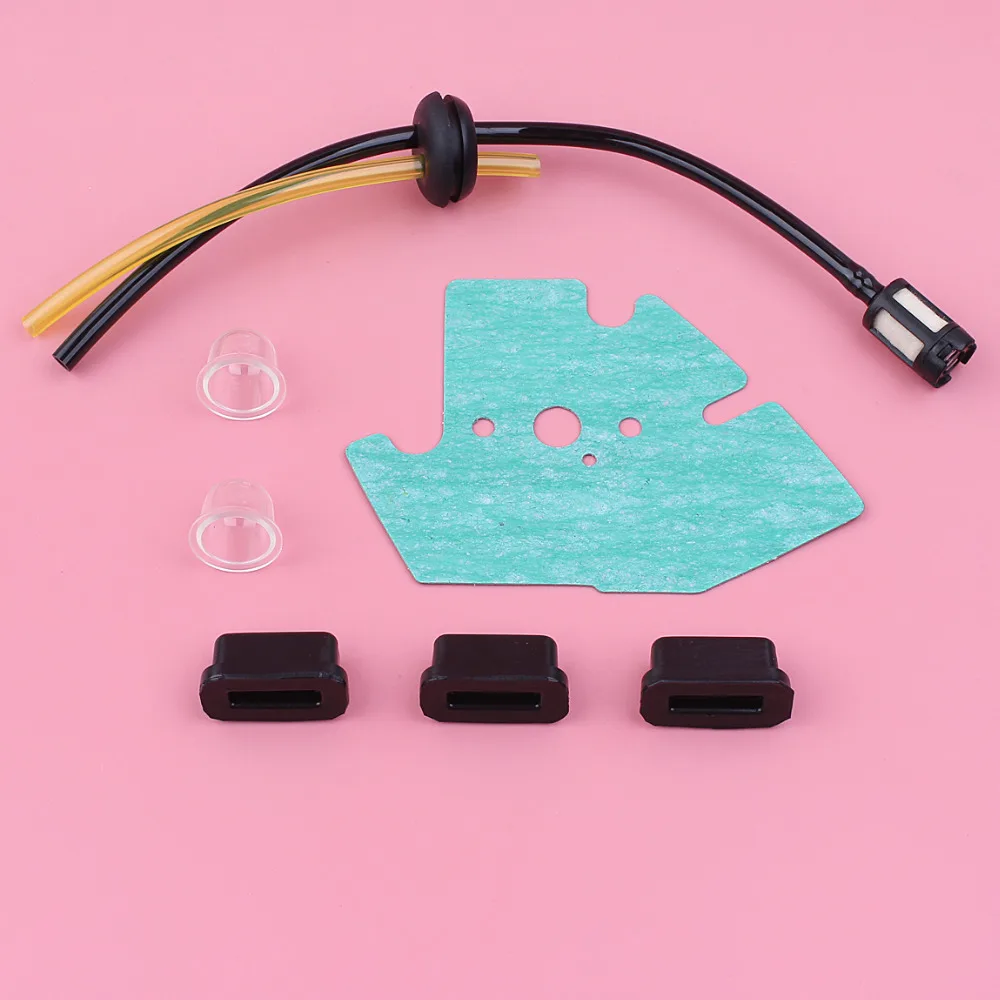 

Carburetor Fuel Line Hose Tank Mounting Rubber Grommet Gasket Kit For Honda GX25 GX25T Lawn Mower Small Engine Motor Part