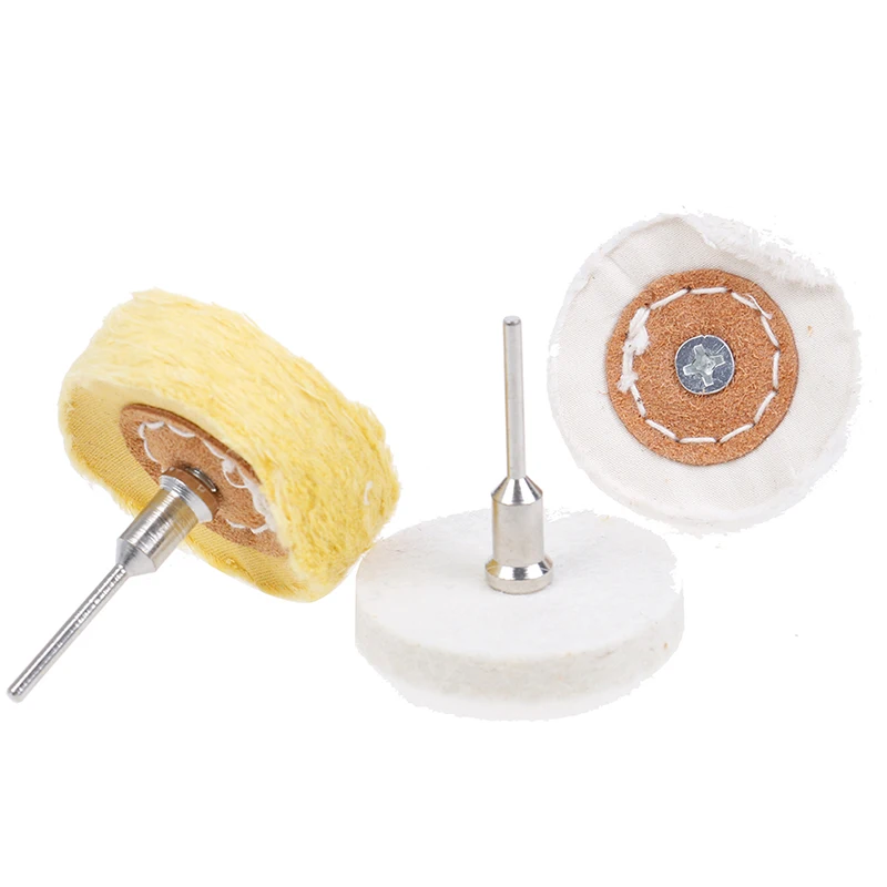 

T Style Polish Buffing Wheel Grinding Head Cloth Dremel Wheel Grinder Brush For Rotary Abrasive Tools Dremel Accessories Shank