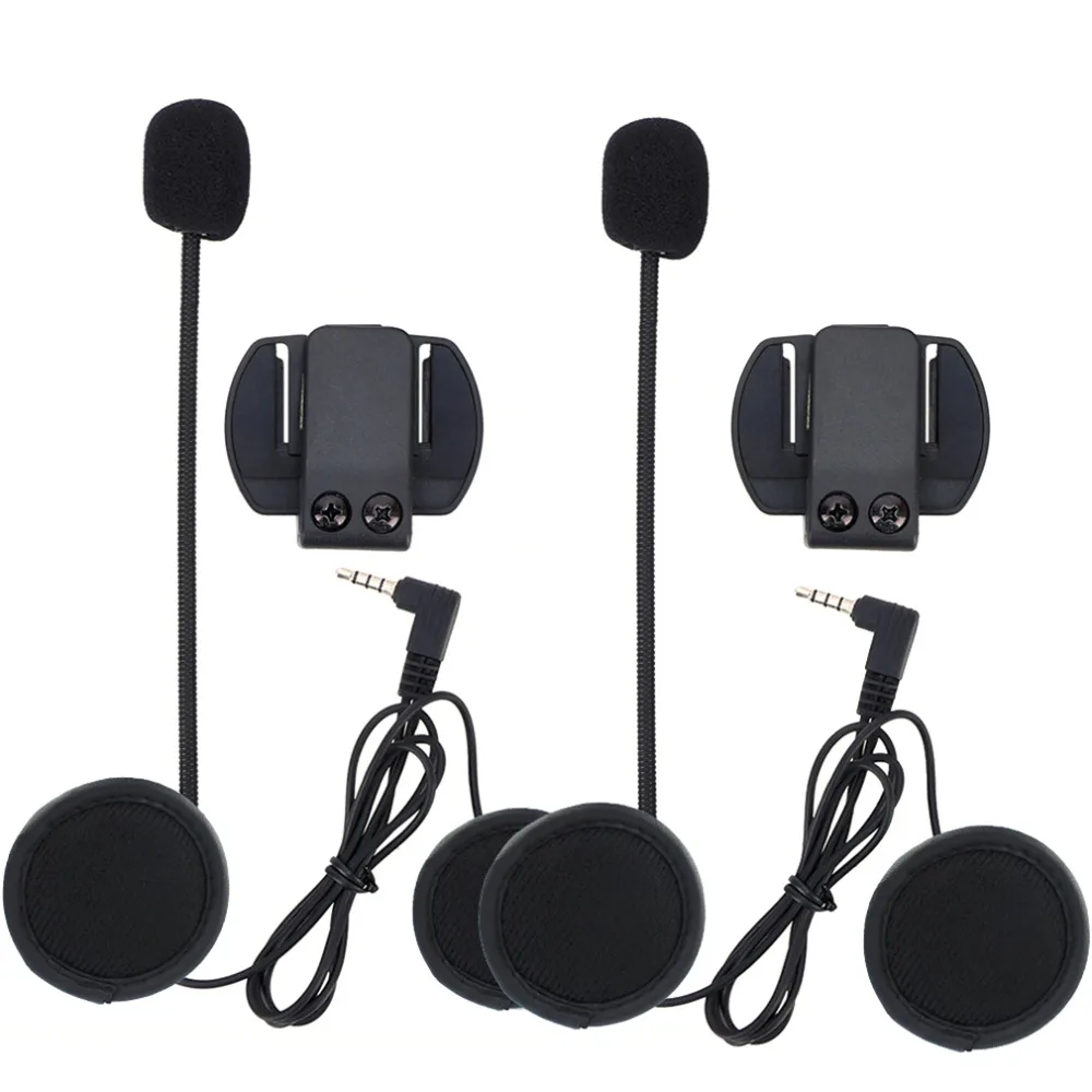 

2016 Newest 1 Pcs V6-1200 3.5mm BT Bluetooth Motorcycle Helmet Interphone Headset 6 Riders 1200M