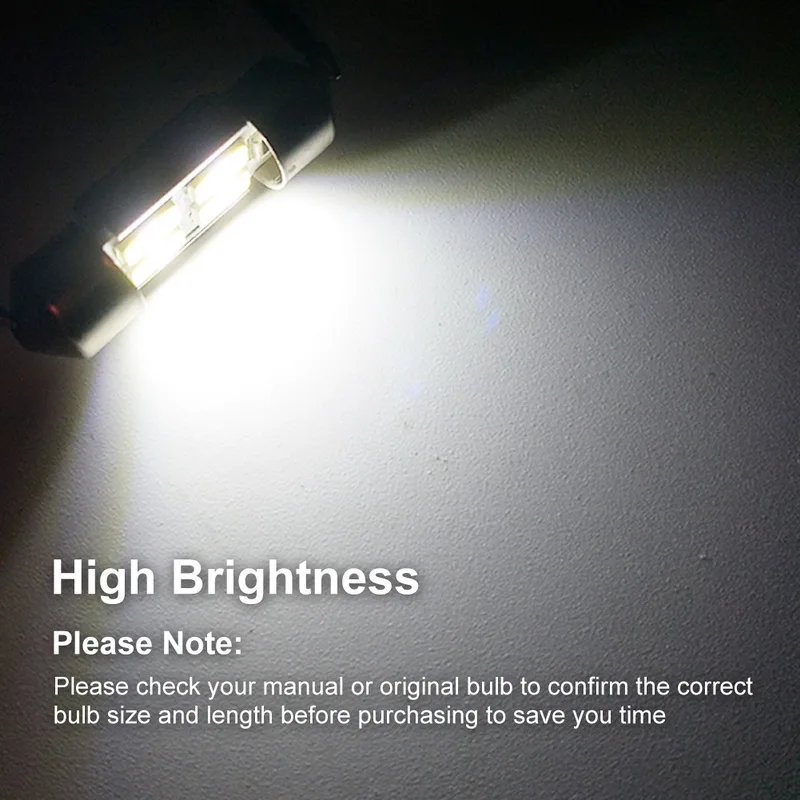 Safego 2шт C5W 5050 светодиодный гирлянда лампы 31 мм 42 4 SMD для автомобильная