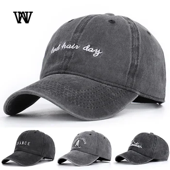 

Baseball Cap Men Women Snapback Hat Trucker Cap Vintage Black Adjustable Cap Female Hip Hop Streetwear Unisex Dad Hat BQM-CZX41