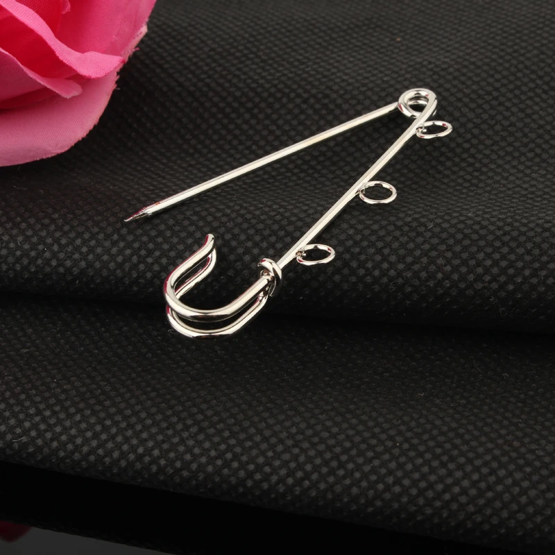 Брошь с застежкой для ювелирных изделий 5 шт. 56 х10 мм|jewelry setting|brooch findingsclasp jewelry |
