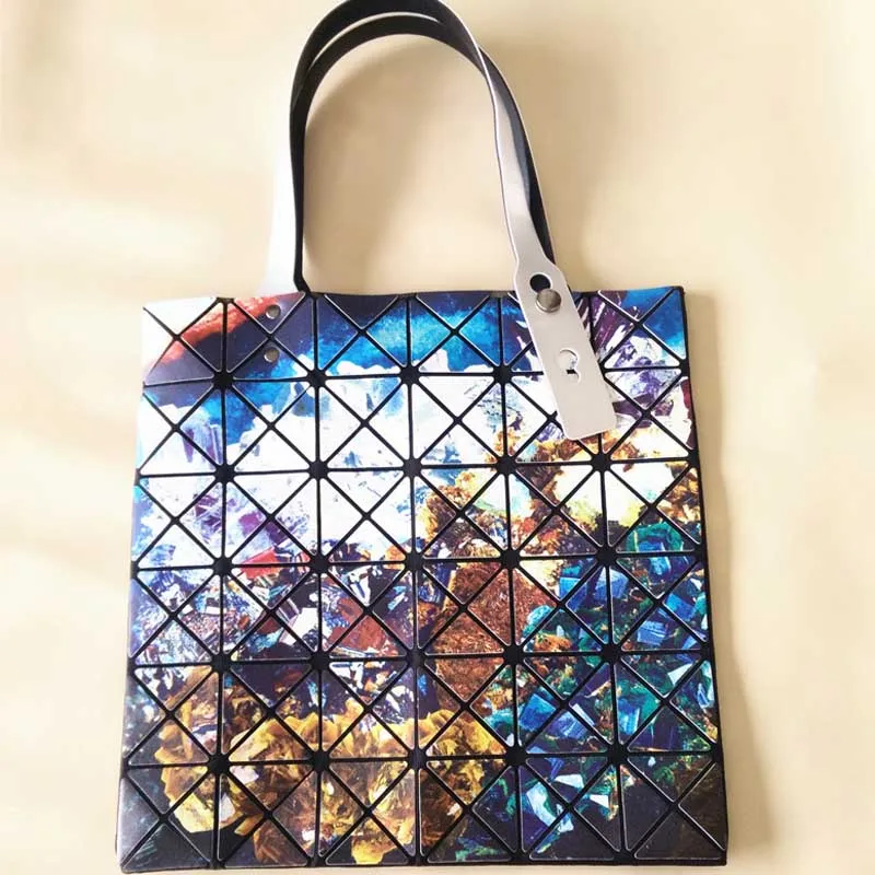 2018 Hot Sale Women Designer Luxury Brand Shoulder Handbags Geometric Rhombus Bags for Women bao bao Bag Messenger Bags Colorful (3)