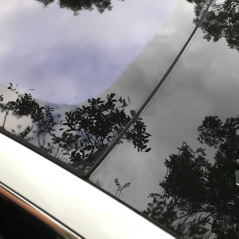 Черный силикагель ветер пылезащитный шумоподавление Skylight для Tesla модель 3 части