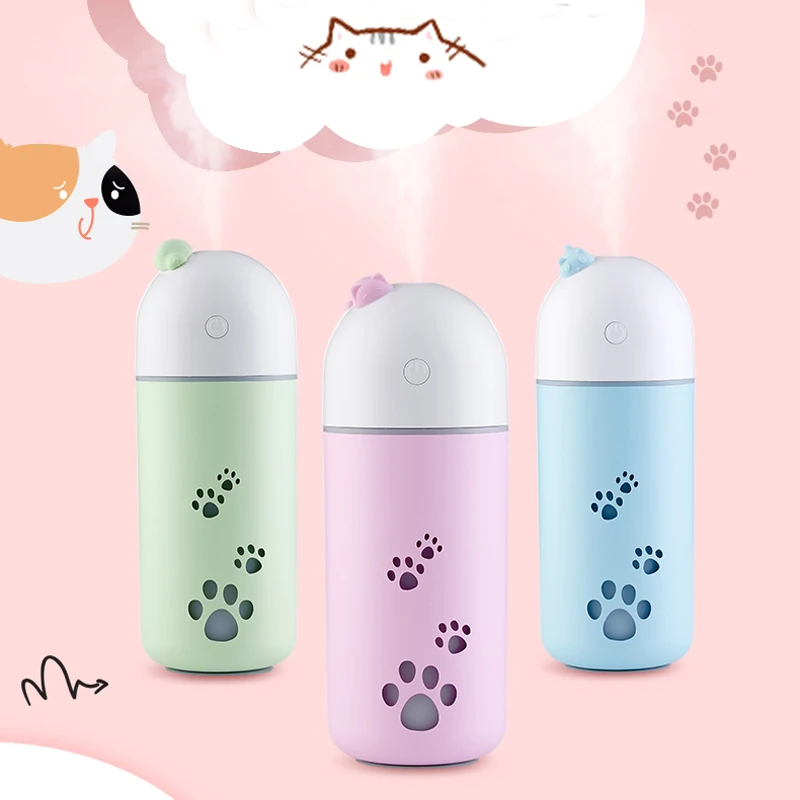 New Aroma Essential Oil Diffuser Ultrasonic Cat Humidifier Air Purifier