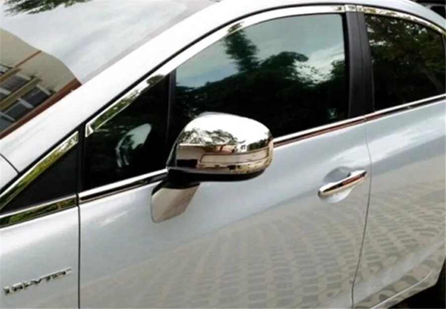 

A Pair For Honda for CIVIC 2006-2011 2012-2014 2016 Door Side Wing Mirror Chrome Cover Rear View Cap Accessories Car Stying