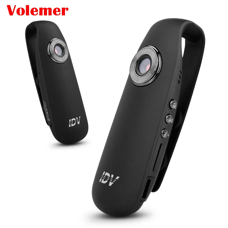 Volemer мини камера IDV007 Full HD 1080P DV Dash Cam носимый корпус велосипед H.264 видеокамера