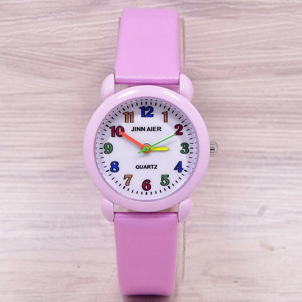 Children Watch Fashion Brand Watches Quartz Wristwatches Kids Clock boys girls Students Wristwatch Multicolor watch plate