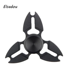 Elsadou Tri Crab ручная двухсторонняя металлическая с шарниром игрушки Finger Spinner