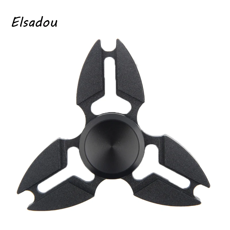 

Elsadou Tri Crab Hand Spinner Metal Fidget Toys Finger Spinner