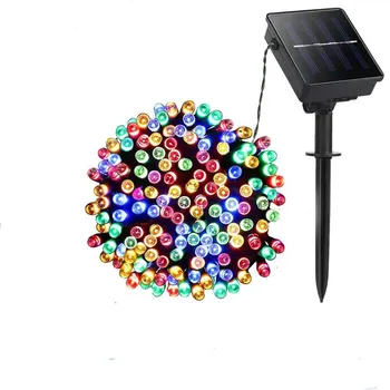 

22M 200 Head Outdoor Solar Lamp LED String Light Fairy Holiday Christmas Party Garlands Garden Waterproof Lights Wedding Decor