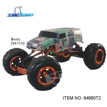 HSP Гонки 1/8 масштаба 94880T2 электрическим приводом альпинист 4×4 Off Road двойной RC540 Размер двигателя Рок Гусеничный 2.4 г радио готов к запуску