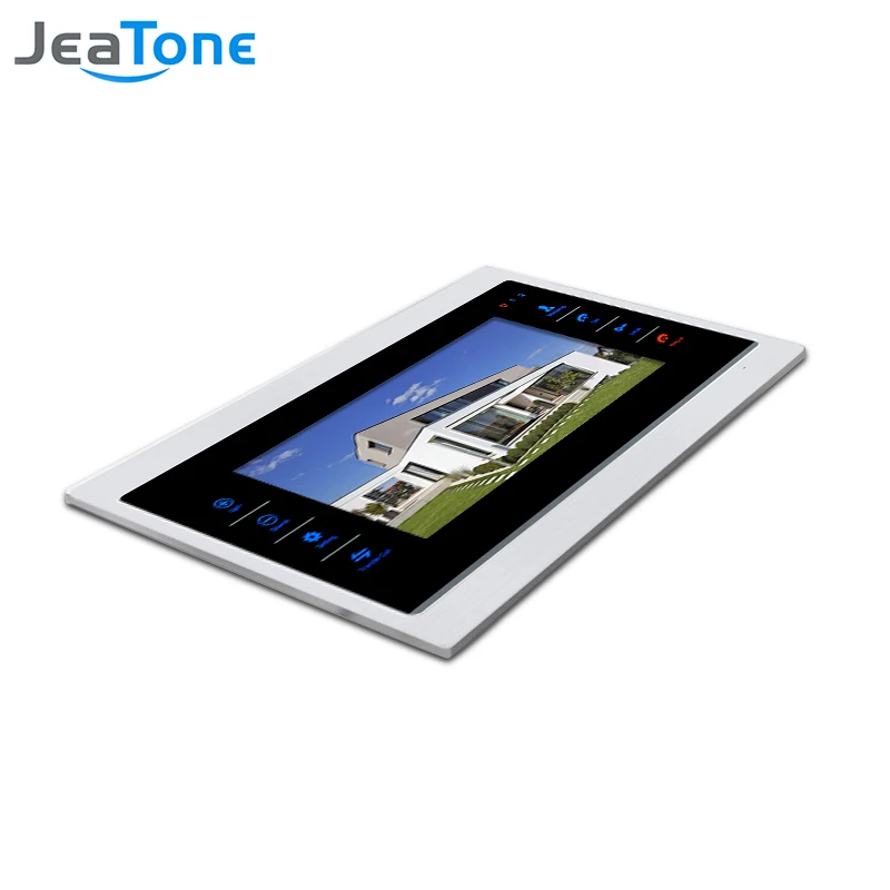 JeaTone 7" Touch Button Video Door Phone Intercom Doorbell