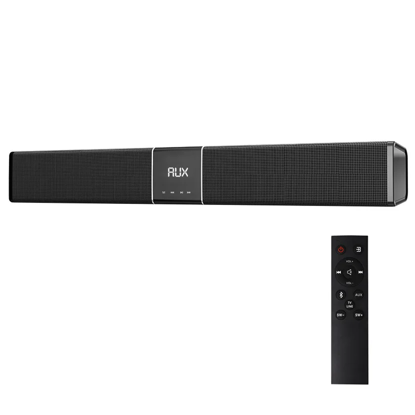 Soundbar TV speaker 2*10 W Subwoof Bluetooth Speaker Wall Soundbar RCA