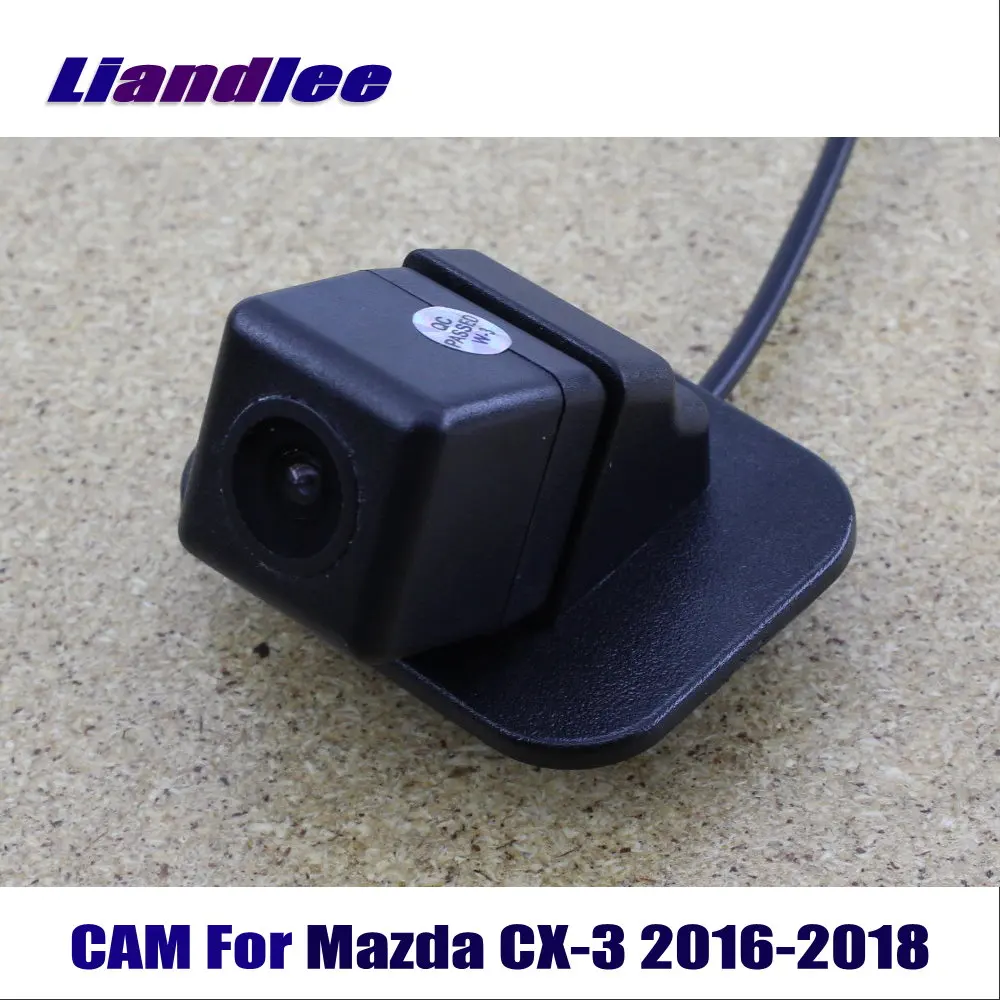 Камера liandlee, Автомобильная камера заднего вида, реверсивная парковочная камера для Mazda CX-3 CX3-/задняя камера, HD CCD, ночное видение