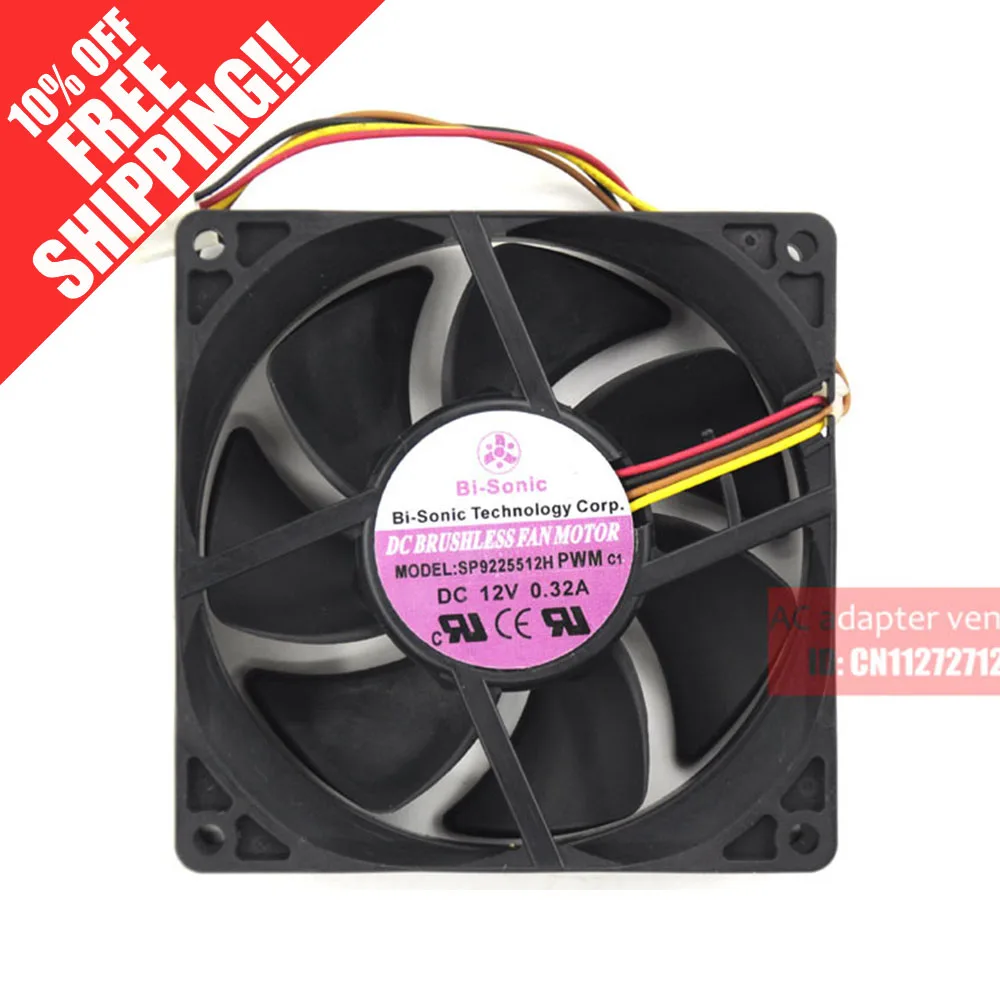 

BI-SONIC 9025 SP922512H PWM 12V 0.32A 2-проводной 4-проводный охлаждающий вентилятор