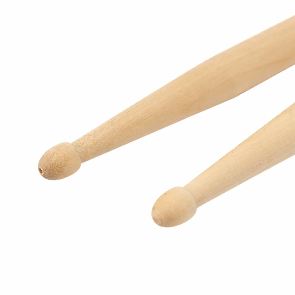 Percussion Instruments Maple Wood Drum Sticks 1 Pair 40.5cm 7A Drumsticks Parts & Accessories musical percussion instruments