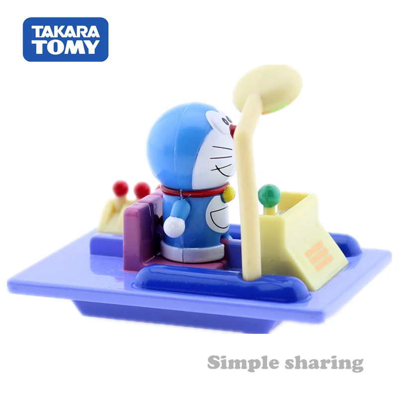 Takara Tomy Tomica Ride On R04 Doraemon Time Machine Модель Kit Jingle Cat робот Игрушечная машина литая аниме