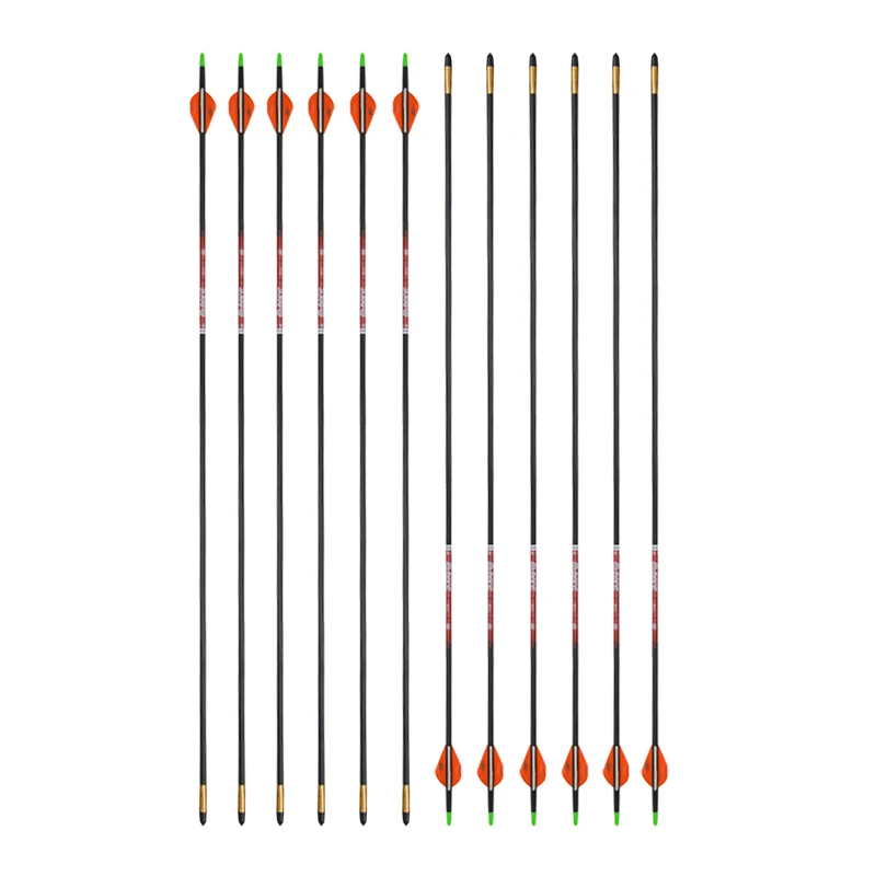 6/10 шт. стрельба из лука стрелы из чистого карбона 3" SP400 ID4.2mm углеродную стрелу для составной Рекурсивный лук тренировочная мишень съемки аксессуары