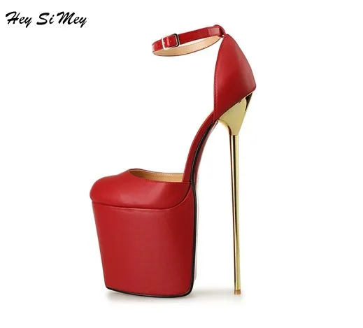 

Sandals Mujer 2019 Women Shoes High Heels 22cm Sandals Women Summer Platform Sandals Round Toe Sexy Ladies Shoes Sandals Girls