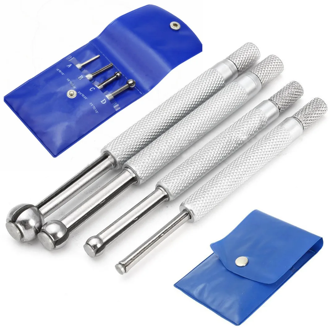 

4pcs Full Ball Type Small Telescopic Gage Tool Set Hole Bore Gauge 3-13mm