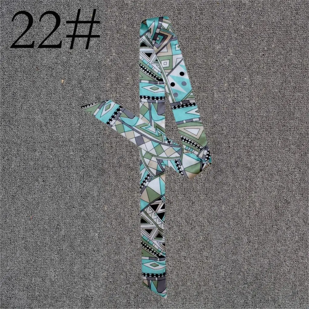 

Cheapest women ladies headband silk scarf Fashion Scarf Hair Bags Handle Decoration Tie Multifunction Hand Ribbon Scarf