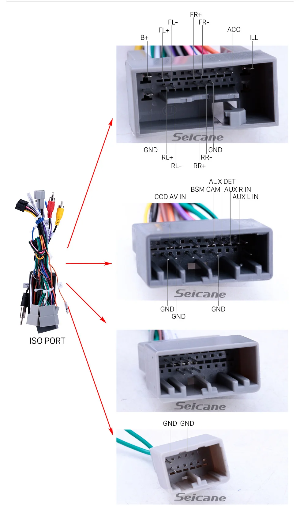 Top Seicane Navi 10.1" HD Car Stereo Player Android 8.1 GPS Double 2Din for Honda Crider 2018 2019 Autoradio with Bluetooth WIFI AUX 17