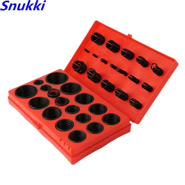 419 Silicon Gaskets Assorted O Ring Rubber Oring Seal R-01 to 32 Kit Set  Assortment Set Kit Garage Plumbing With red Case box - AliExpress