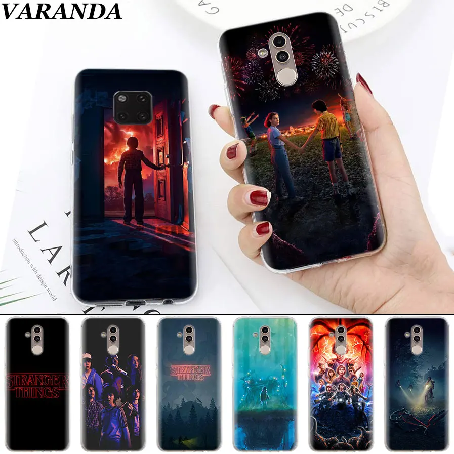 

Stranger Things poster Soft Cases for Huawei Mate 10 20 Pro Mate 20 Lite P20 P30 Lite P Smart Plus Case Coque