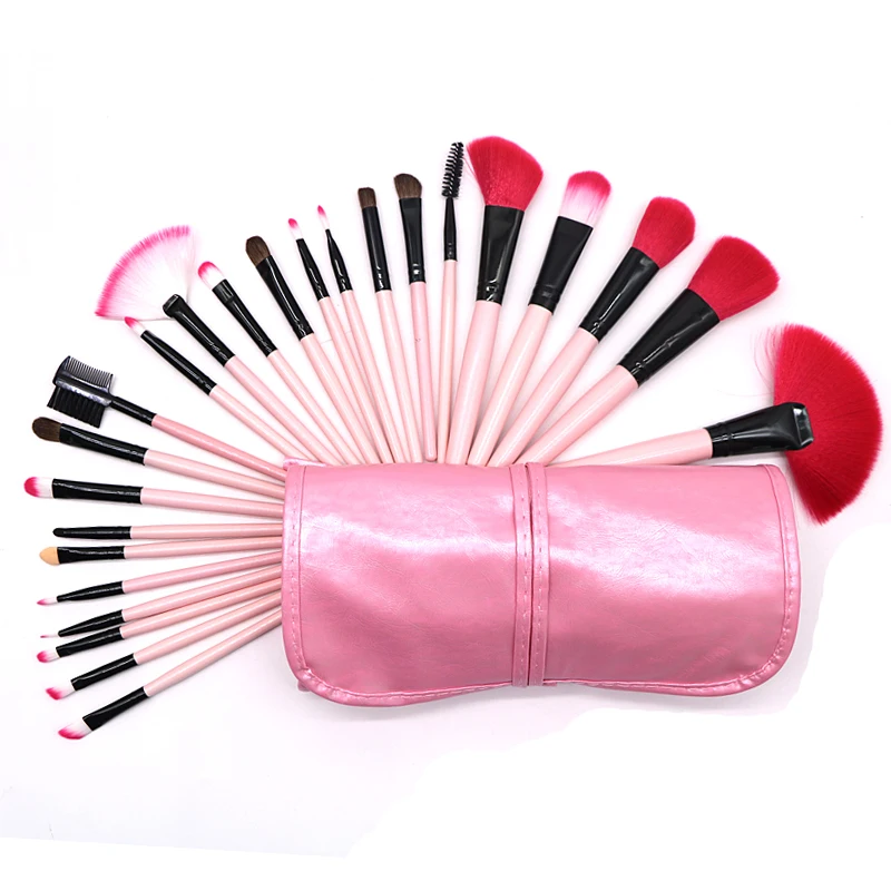 

24pcs Makeup Brushes Set Powder Foundation Eyeshadow Cosmetics Brushes Soft Functional Synthetic Hair Maquiagem Brush Tool