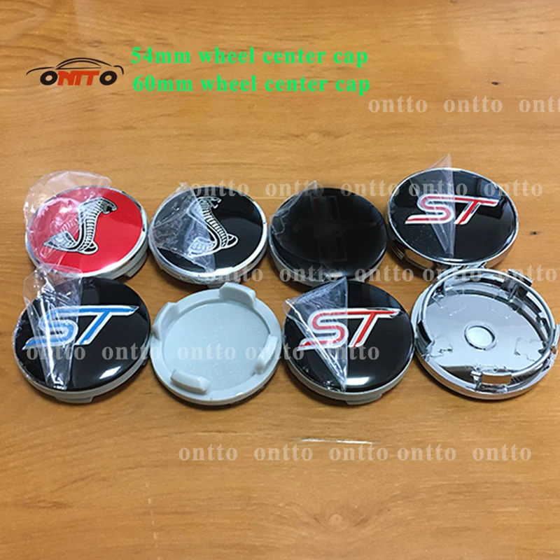 4x 56mm Colour Wheel Center Hub Cap Emblem Badge Alloy Decal Sticker