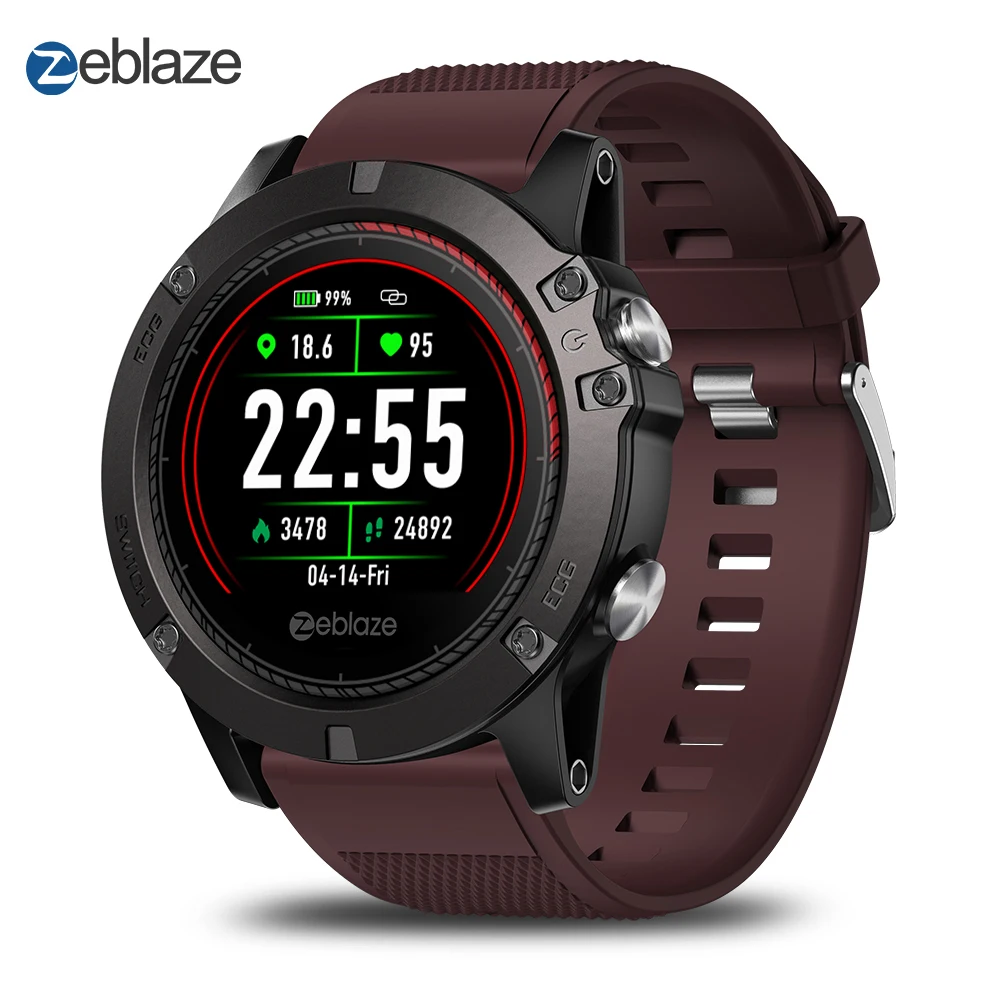 Новые смарт-часы Zeblaze VIBE 3 IP67 Водонепроницаемый фитнес-трекер для занятий спортом
