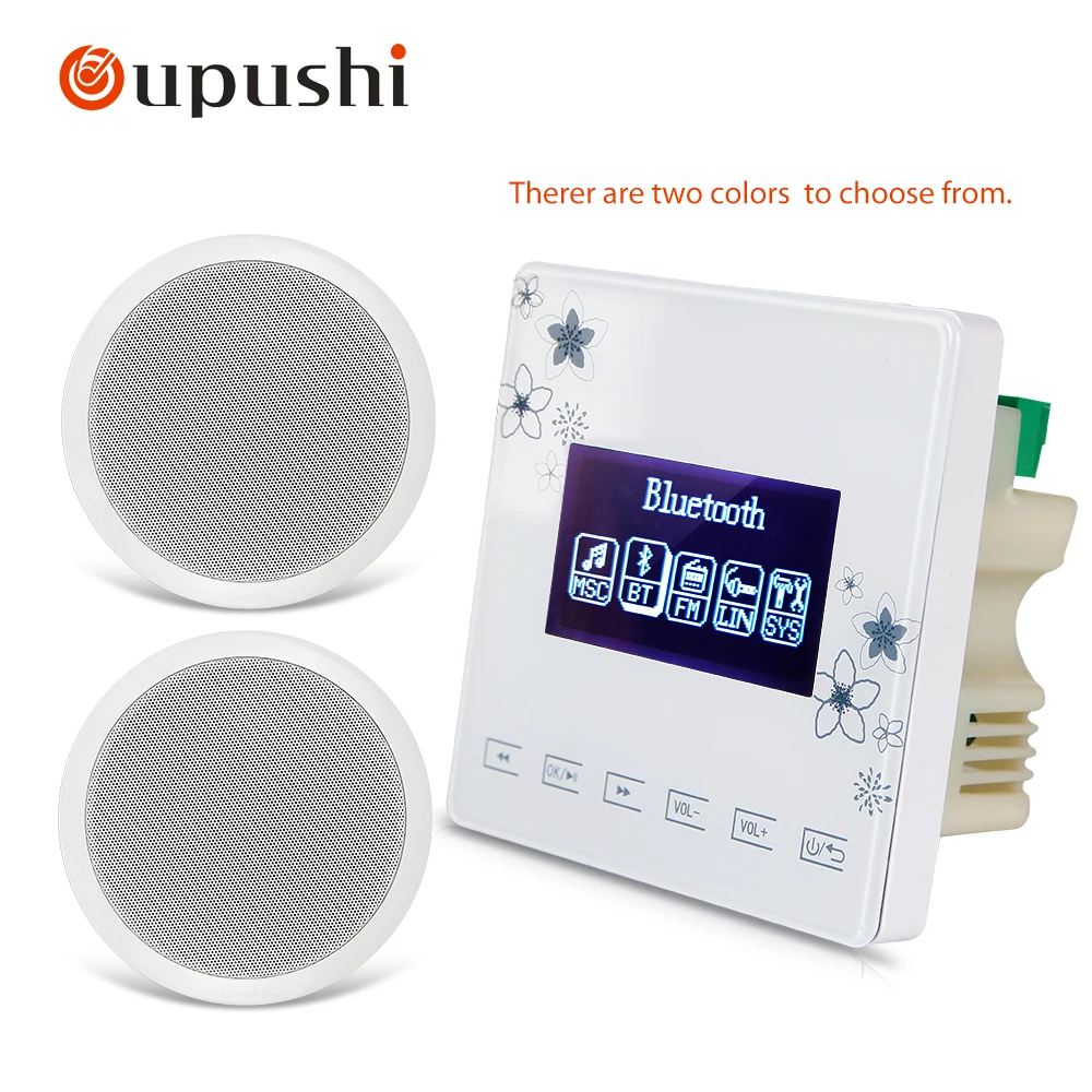 Комплект потолочных динамиков Oupushi A0 + CA024 5 10 Вт система PA Bluetooth усилитель